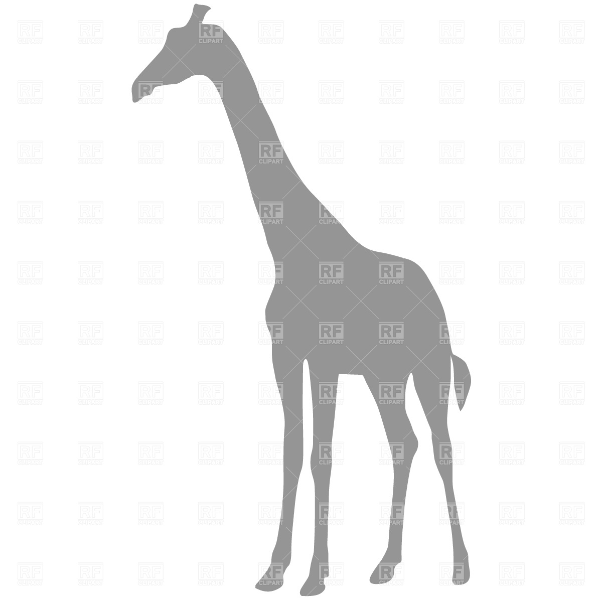 Clipart Catalog Silhouettes Outlines Giraffe Silhouette Download