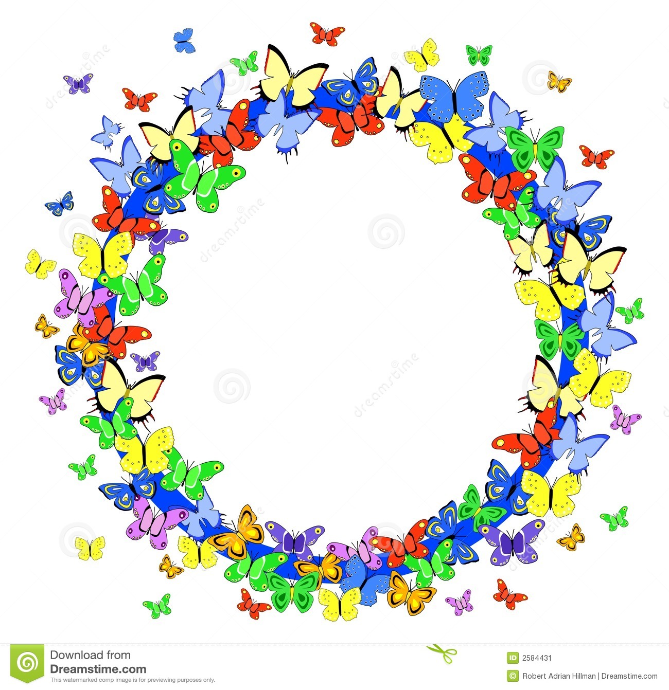 Clipart Flowers And Butterflies Border   Clipart Panda   Free Clipart