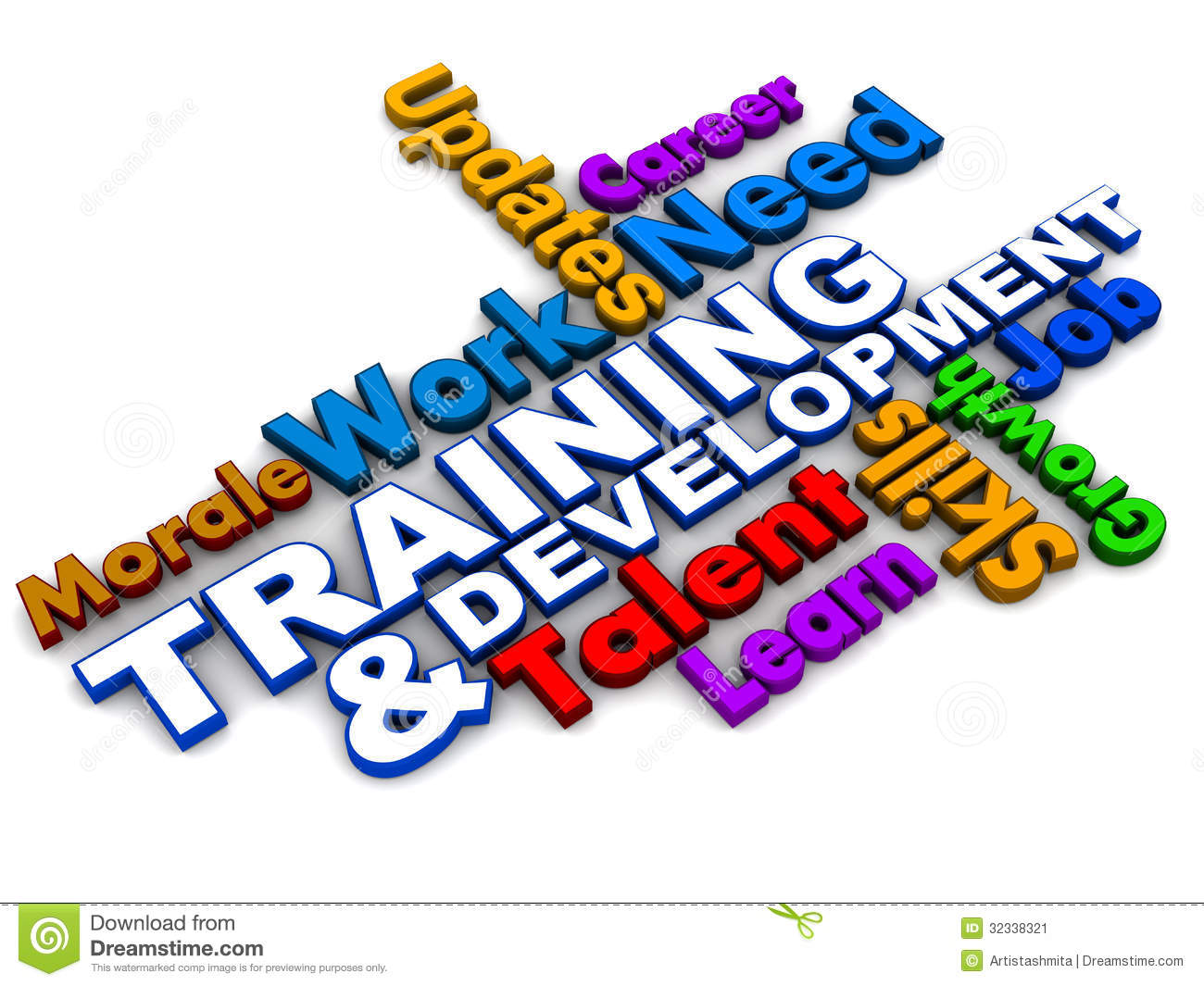Employee Training Clipart Training And Development Words
