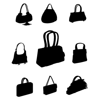 Related Bags Shape Cliparts