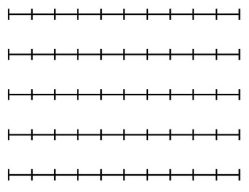 Printable Blank Number Line   Clipart Best