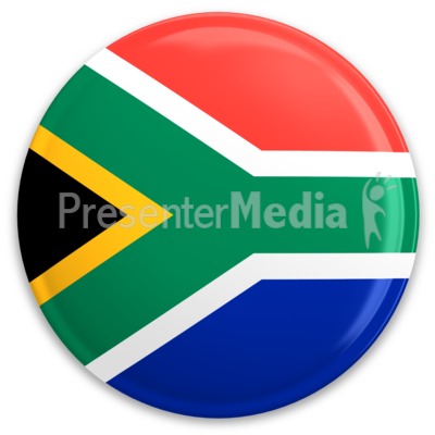 South Africa Flag Button   Signs And Symbols   Great Clipart For