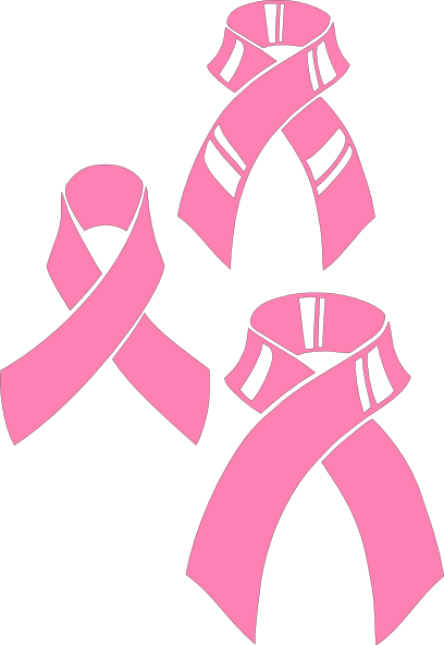 Pink Ribbons Clip Art At Clker Com   Vector Clip Art Online Royalty