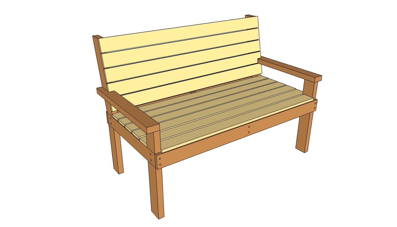 Bench Plans Free Outdoor Plans Diy Shed Wooden Playhouse Park Bench