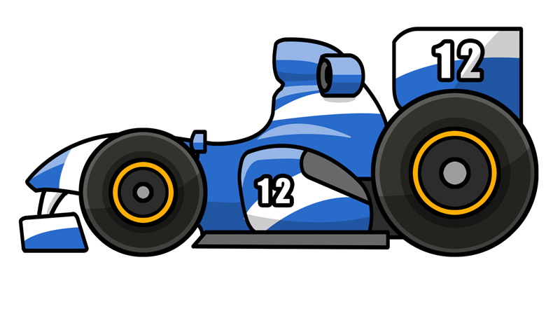 Blue Cartoon Race Cars Free Cliparts That You Can Download To You