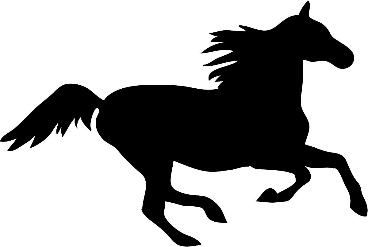 Running Horse Herd Silhouette   Clipart Panda   Free Clipart Images