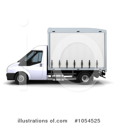 Delivery Van Clipart  1054525 By Kj Pargeter   Royalty Free  Rf  Stock