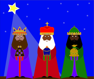 Three Kings Or 3 Wise Men With Gifts For The Christ Child 0515 1012