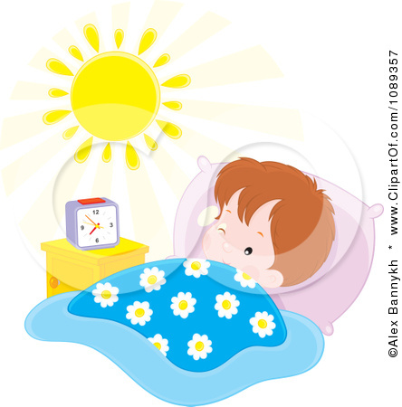 Waking Up In The Morning Clipart Morning