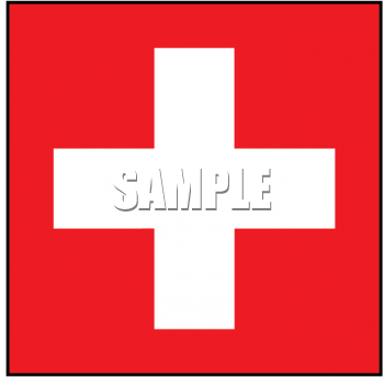 Royalty Free Switzerland Flag Clipart