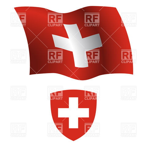 Switzerland Flag And Coat Of Arms 20796 Download Royalty Free Vector    