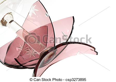 Stock Images Of Broken Vase   Nice Glass Broken Vase With Fragments On