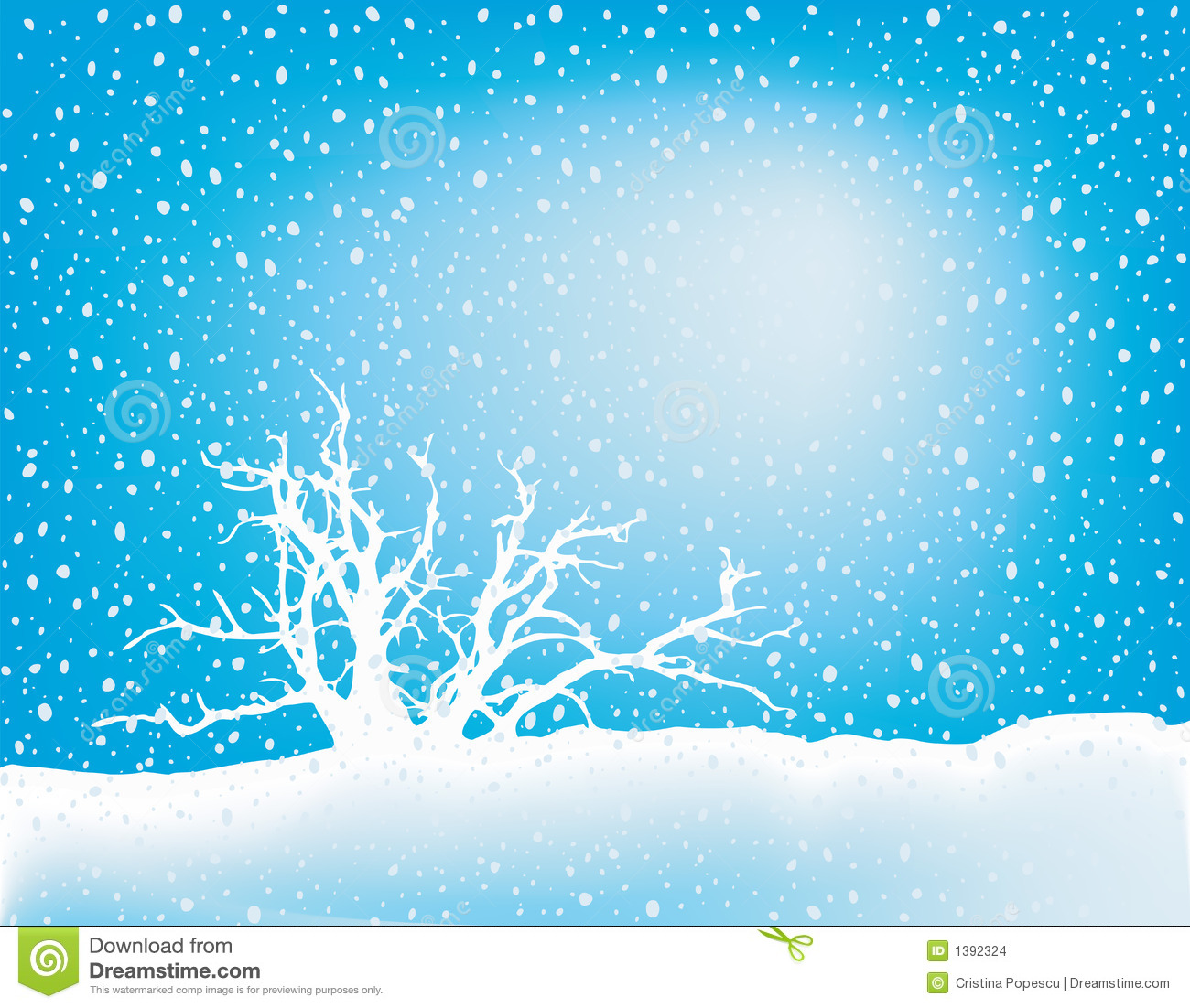 Stock Images  Snow Falling  Image  1392324