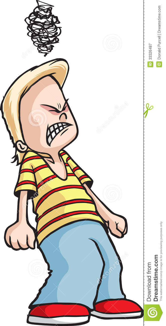 Angry Boy Royalty Free Stock Photography   Image  33326487