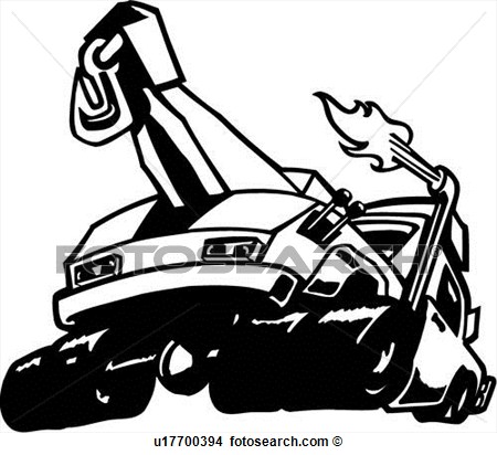Auto Car Toon Tow Truck Trade Wreck Car Toon View Large Clip