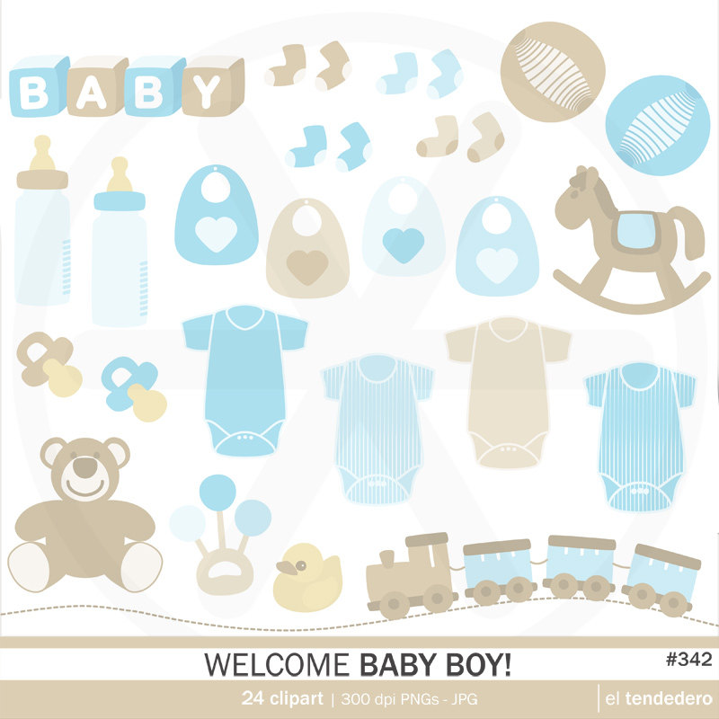 Clipart De Beb S Welcome Baby Boy Para Utilizar En Por Eltendedero