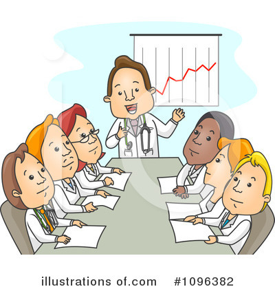 Medical Staff Meeting Clipart Clipart Illustration By