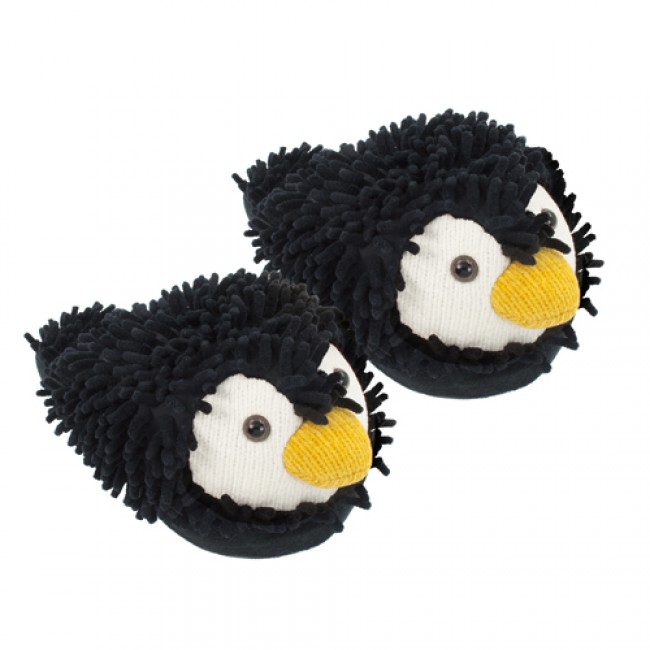 Home   Penguin Fuzzy Friends Slippers