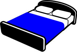 Made Bed Clipart Getting Into A Made Bed At