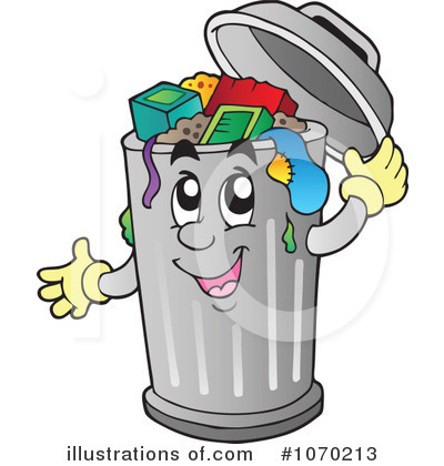 Royalty Free  Rf  Trash Can Clipart Illustration By Visekart   Stock