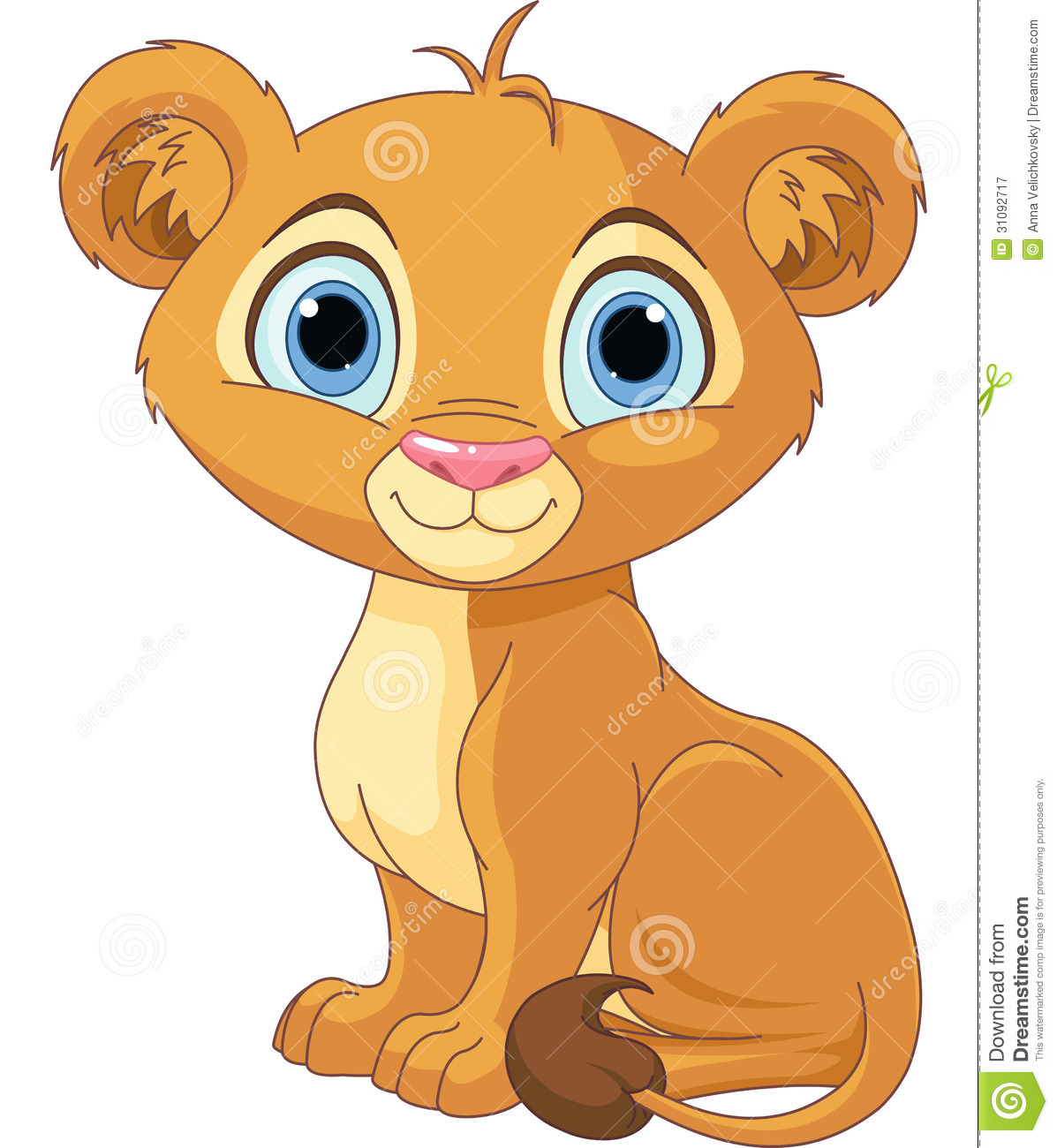 Royalty Free Stock Photography  Lion King Cub