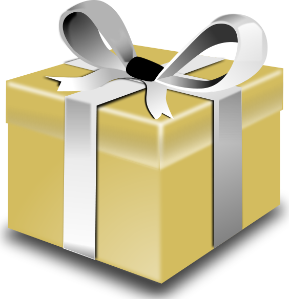 Gift Box Gold   Http   Www Wpclipart Com Holiday Christmas Gifts Gift