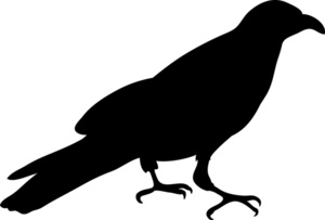 Crow Clipart Image   Crow Silhouette