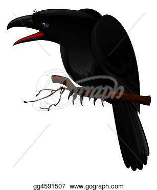 Crows Clipart Drawing Gg66236640 Gograph Wallpaper Drawing Crows