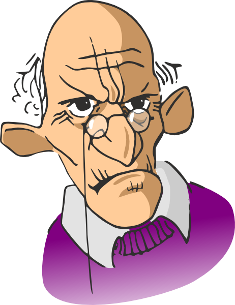 Old Man Cartoon Clip Art At Clker Com   Vector Clip Art Online