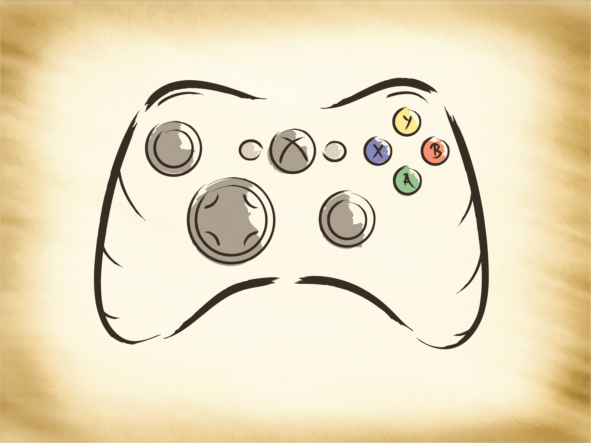 Xbox Controller Art Xbox Clip Art For Game Lovers
