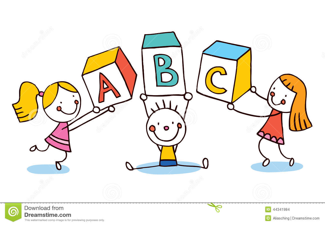 Abc Letters Kids Education Stock Vector   Image  44341984