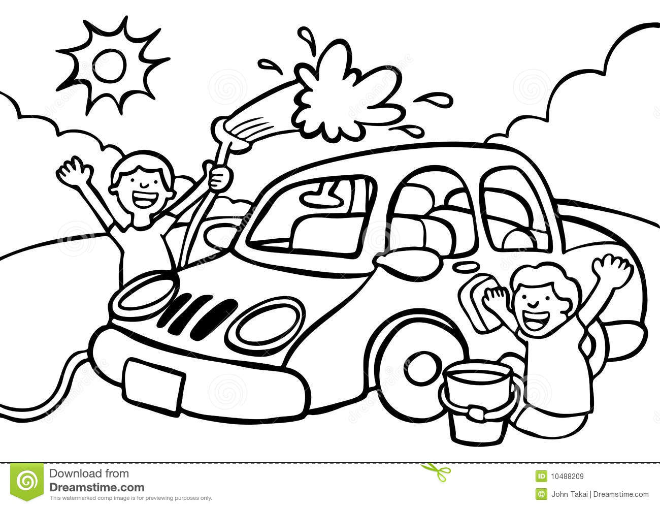 Car Wash Clipart Black And White For Webmasters