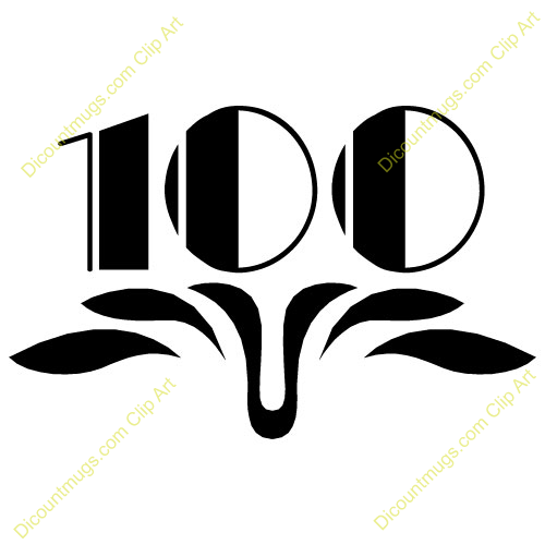 Clipart 11764 Adorned 100   Adorned 100 Mugs T Shirts Picture Mouse