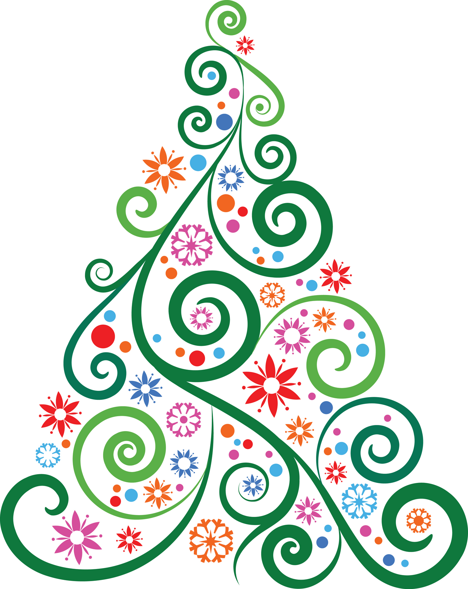 10 Christmas Tree Line Drawing Free Cliparts That You Can Download To