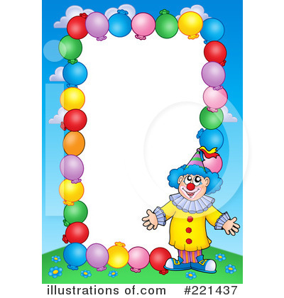 Clown Clipart  221437 By Visekart   Royalty Free  Rf  Stock