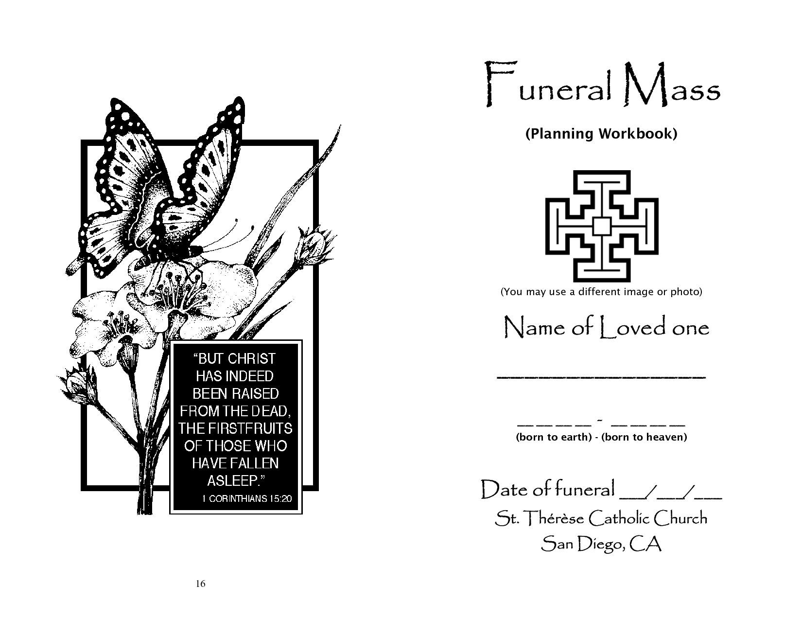 Funeral Liturgy Workbook By Lonyoo