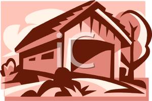 Old Covered Bridge   Royalty Free Clipart Picture