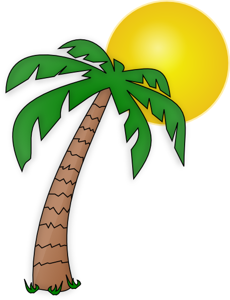Palm Tree Beach Clipart   Clipart Panda   Free Clipart Images