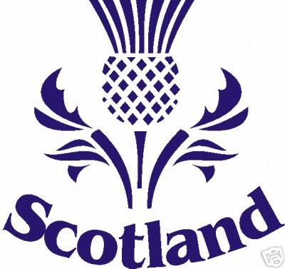 The Scottish Thistle Emblem Is Applied To The Garment Using A High
