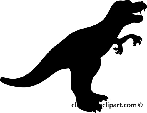 Dinosaur Silhouette Clipart Silhouettes