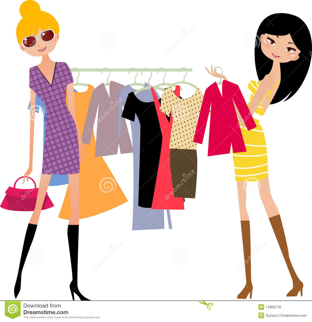 Fashion Shopping Girl Royalty Free Stock Image   Image  11800716
