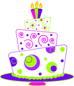 Happy Birthday Cake Clip Art Clipart   Free Clipart