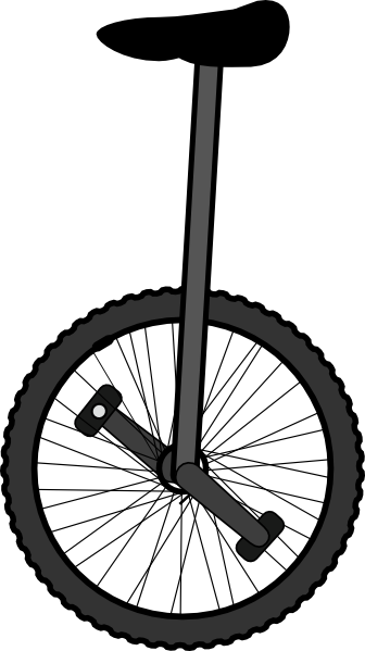 Unicycle Clip Art At Clker Com   Vector Clip Art Online Royalty Free