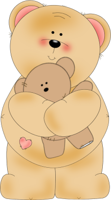Bear Hugging A Teddy Bear Clip Art   Bear Hugging A Teddy Bear Image