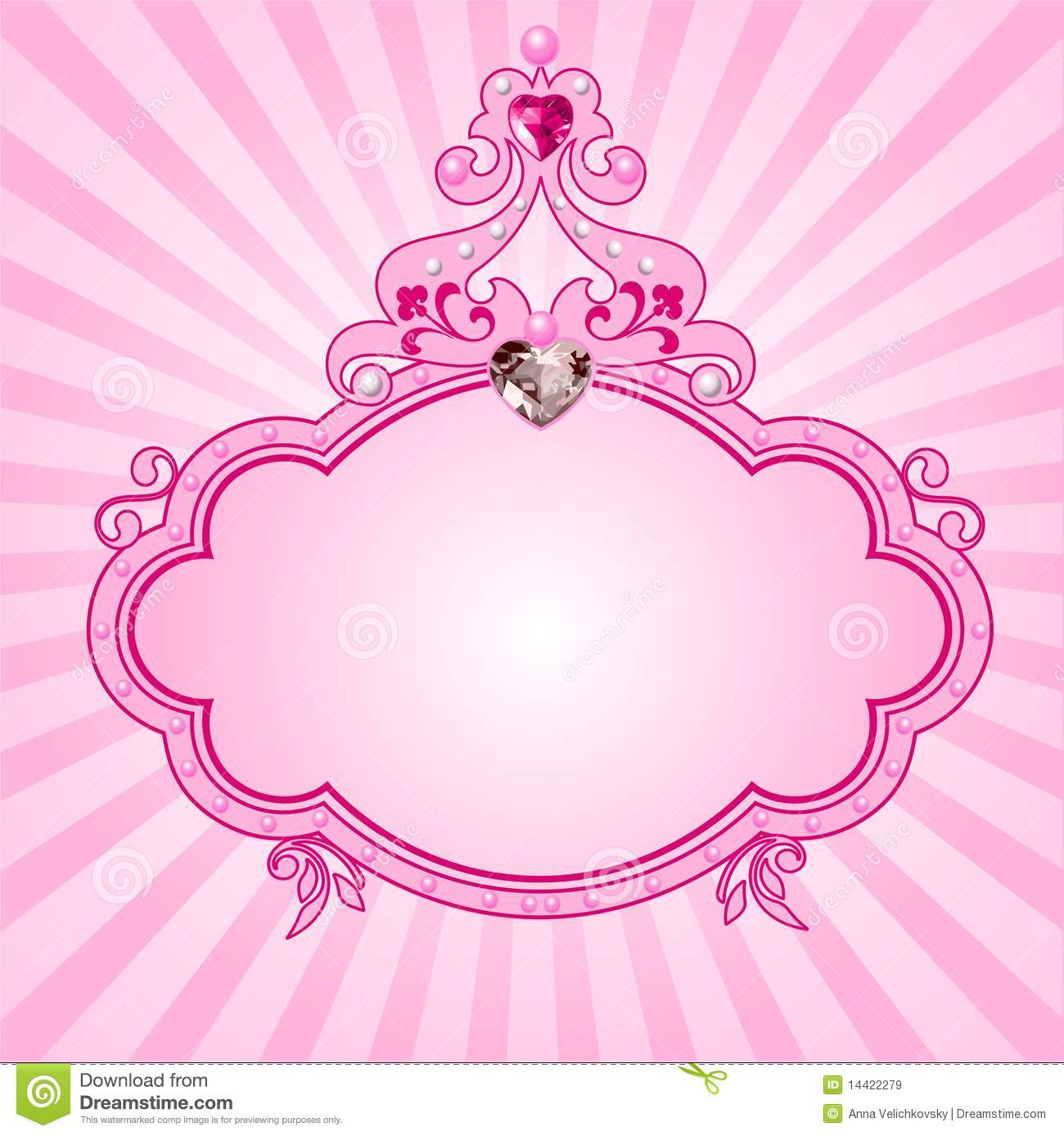 Pink Frame Princess Pink Frame