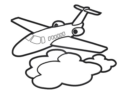 Airplane Outline   Clipart Best