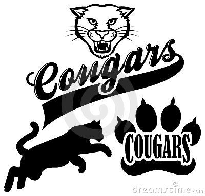 Cougar Paw Clip Art   Cougar Team Mascot Royalty Free Stock