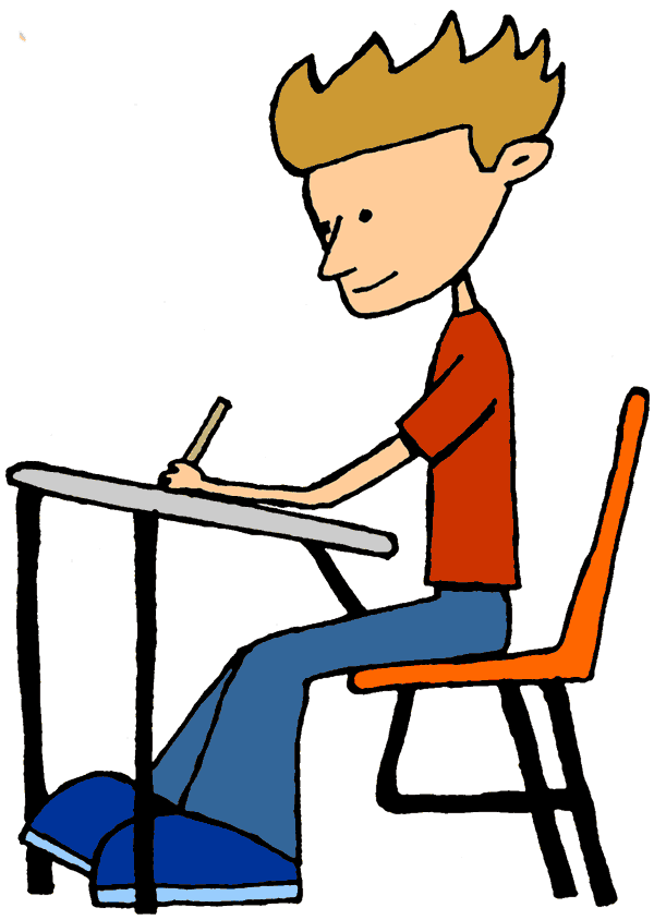 Students Sitting At Desks Clipart   Free Cliparts That You Can