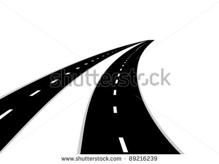 Two Paths To Choose From  Two Roads Clipart  Two Paths In Life