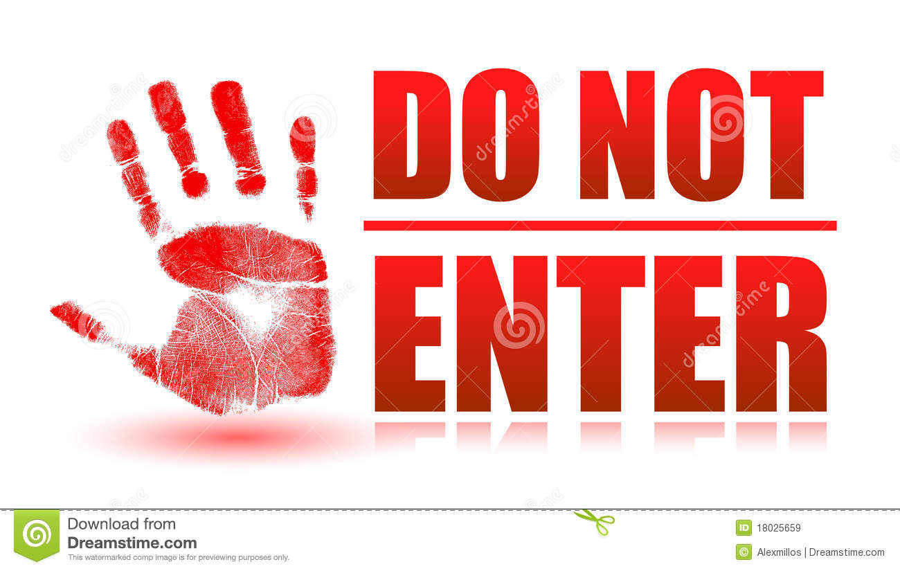 Do Not Enter Royalty Free Stock Images   Image  18025659